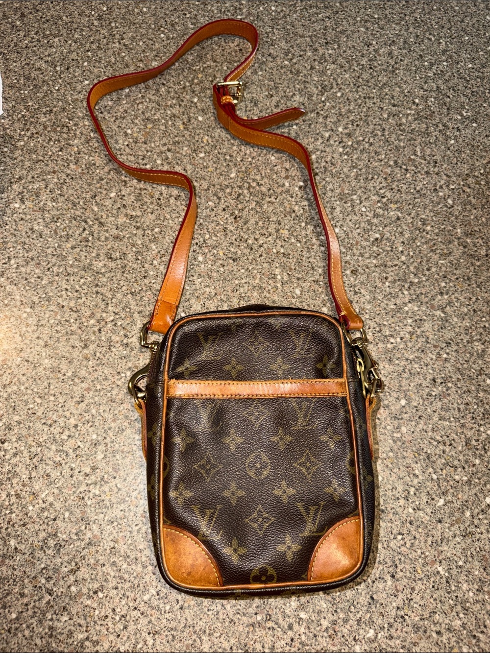 Louis Vuitton Danube Vintage Monogram Crossbody Bag